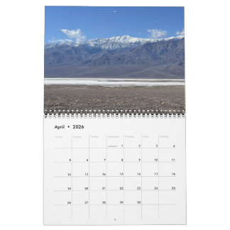 Death Valley N.P. Wall Calendar by James Fatherree Kalender