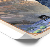 Death Valley Nationaal Park Litho Kunstwerk Poster (Hoek)