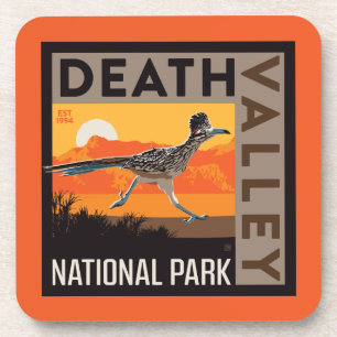Death Valley Nationaal Park   Roadrunner Bier Onderzetter