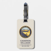 Death Valley National Park Bagagelabel (Achterkant verticaal)