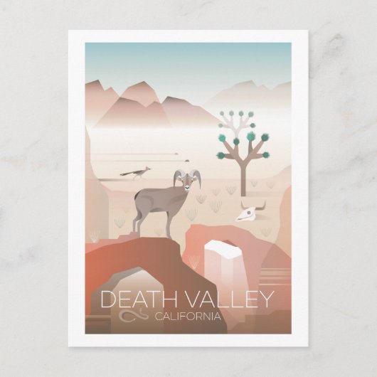 Death Valley National Park Briefkaart (Voorkant)