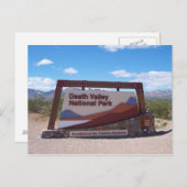 Death Valley National Park Briefkaart (Voorkant / Achterkant)