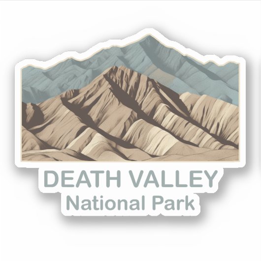 Death Valley National Park Cadeaus Sticker (Voorkant)