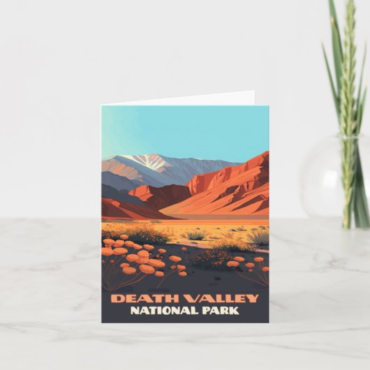 Death Valley National Park California Klaprozen (Voorkant)