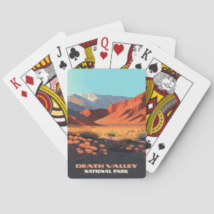 Death Valley National Park California Poppies Pokerkaarten