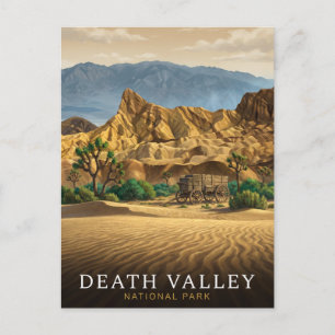 Death Valley National Park California Reis Briefkaart