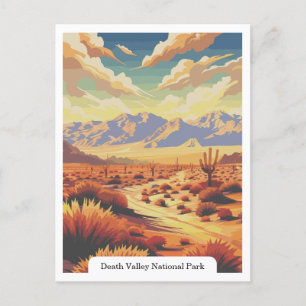 Death Valley National Park, Californië, Verenigde Briefkaart