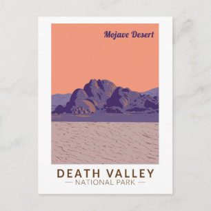 Death Valley National Park Mojave Woestijn Reizen Briefkaart