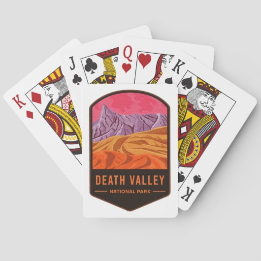 Death Valley National Park Pokerkaarten (Achterkant)