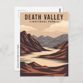 Death Valley National Park retro Briefkaart (Voorkant / Achterkant)