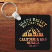 Death Valley National Park USA Gradient Sleutelhanger (Voorkant)