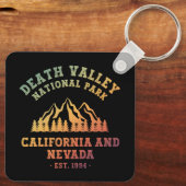 Death Valley National Park USA Gradient Sleutelhanger (Achterkant)