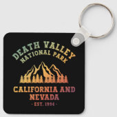 Death Valley National Park USA Gradient Sleutelhanger (Achterkant)