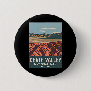 Death Valley National Park Vintage Kamperen Wandel Ronde Button 5,7 Cm