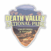 Death Valley NP (pijlpunt) Sticker (Voorkant)