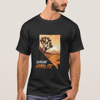 Death Valley VERKEN RHYOLITE Grappige spookstad Ta T-shirt
