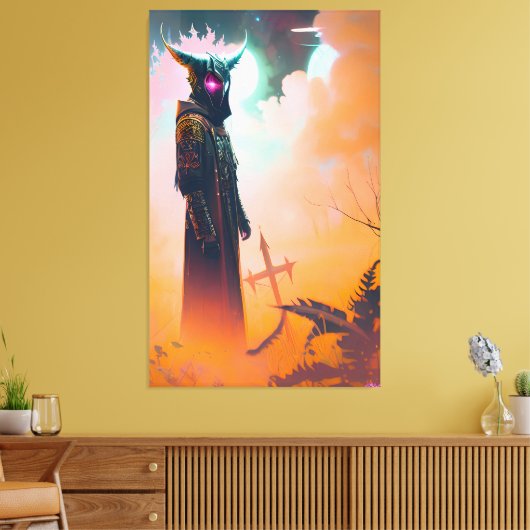 Death Warmed Over Canvas Afdruk (Insitu (Woonkamer))