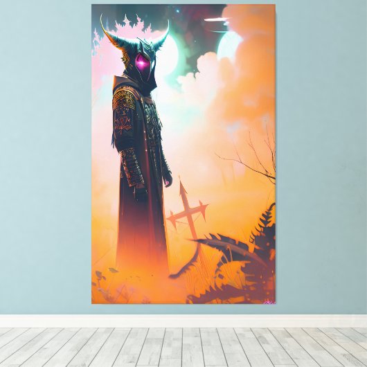 Death Warmed Over Canvas Afdruk (Insitu (Houten vloer))