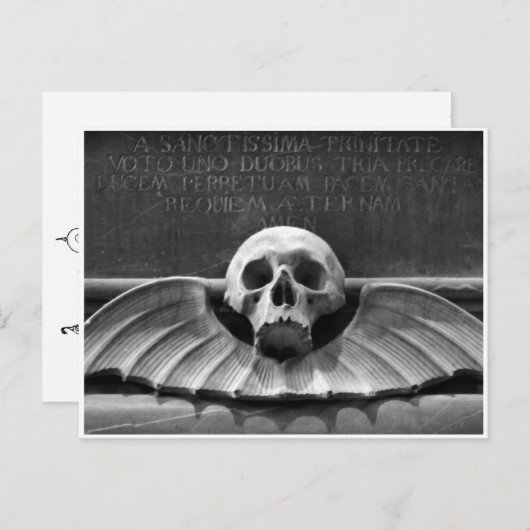 Deathhead, kabinetkaart briefkaart (Voorkant / Achterkant)