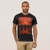 Deathkrush - Canvas T-shirt Plague protocol (Devant entier)