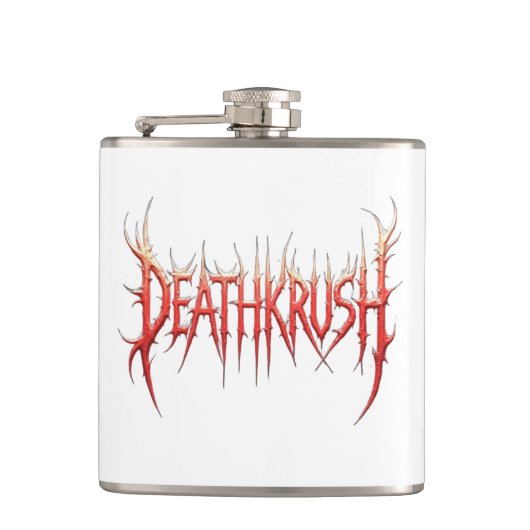 Deathkrush - Hip flask Heupfles (Voorkant)
