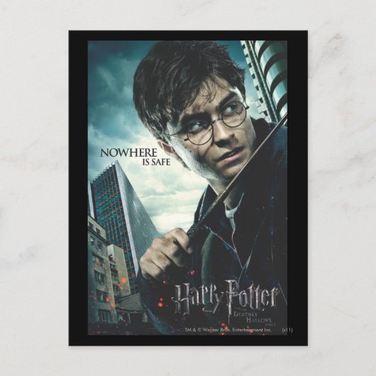 Deathly Hallows - Harry Briefkaart (Voorkant)