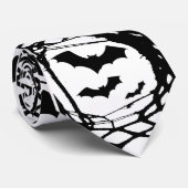 Deathrock Fishnets & Bats Stropdas (Opgerold)