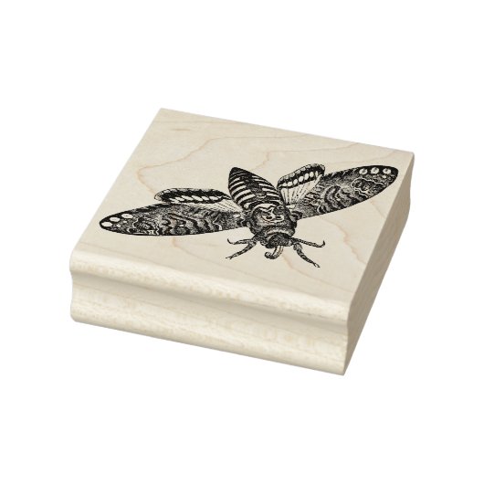 Death's Head Hawk Moth rubberen stempel (Stempel)