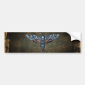 Death's Head Moth, ook bekend als Sphinx atropo mo Bumpersticker (Voorkant)
