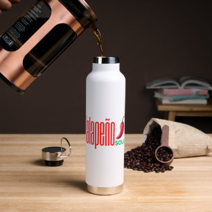 D'eau Âme Jalapeño – Bouteille Éco Réutilisable avec Att