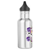 D'eau Beta Epsilon Logo Bouteille en acier inoxydable (Gauche)
