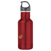 D'eau Bouteille à boire Love & Peace  (Dos)