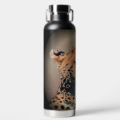 D'eau Bouteille à Cheetah Marques à l'eau isolée Bouteil (Avant)