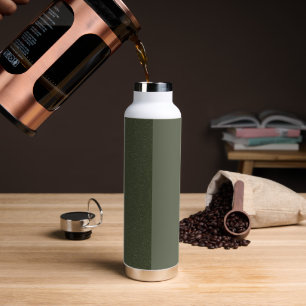 D'eau Bouteille à deux tons vert mousse