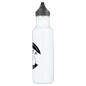 D'eau Bouteille blanche centrale 24oz. de mât (Droite)