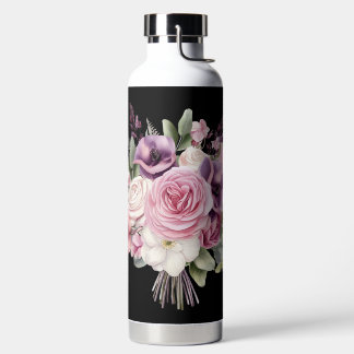 D'eau Bouteille de boisson florale moderne personnalisée