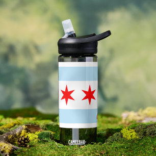 D'eau Bouteille de Chicago, drapeau patriotique de Chica