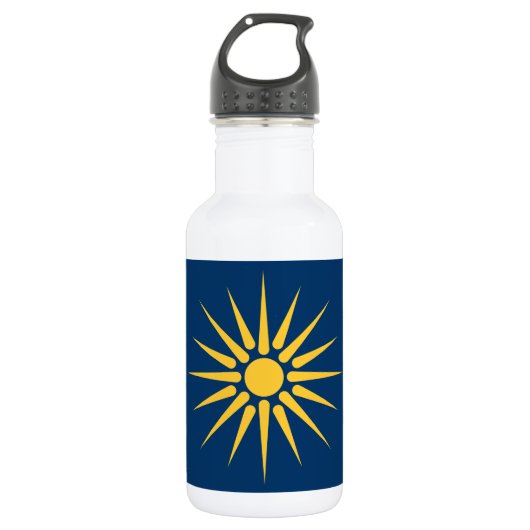 D'eau Bouteille de la Liberté Drapeau de Macédoine (Devant)