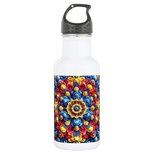 D'eau Bouteille de Liberté couleurs roumaines (Devant)