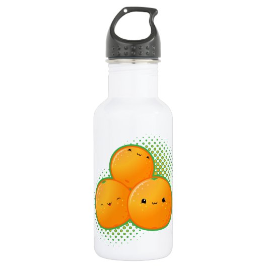 D'eau Bouteille de liberté d'oranges de Kawaii (Devant)