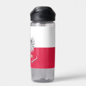 D'eau Bouteille de Pologne, drapeau patriotique polonais (Arrière)