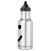 D'eau Bouteille d'eau, Acier inoxydable, 24 oz (Droite)