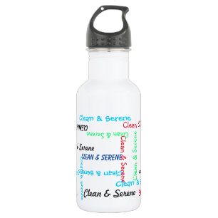 D'eau Bouteille d'eau, propre et serein, blanche
