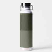 D'eau Bouteille d'effet de bruit vert de mousse personna (Arrière)