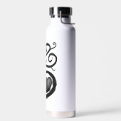 D'eau Bouteille d'encre de coeur bouclés (Gauche)