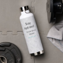 Bouteille d'hydratation | Eau de gym motivationnel