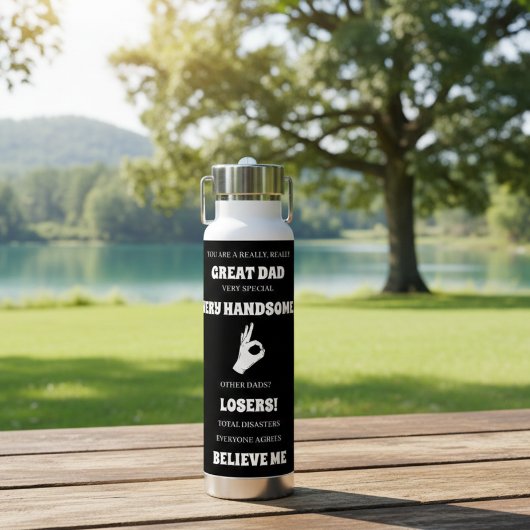D'eau Bouteille d'hydratation pour papa – Cadeau parfait