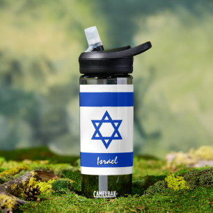 D'eau Bouteille d'Israël, drapeau d'Israël patriotique