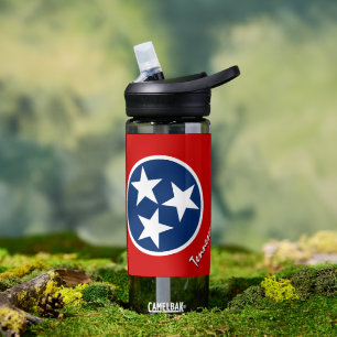 D'eau Bouteille du Tennessee, drapeau patriotique du Ten