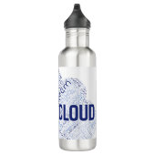 D'eau Bouteille en acier inoxydable (Droite)